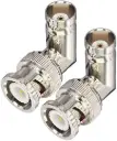 Adaptateur BNC Mâle vers BNC Femelle coudé