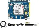 Waveshare 4G/3G/2G/GSM/GPRS/GNSS Hat for Raspberry Pi 4 Jetson Nano Based on SIM7600E-H Supports LTE CAT4 for Downlink Data Transfer 