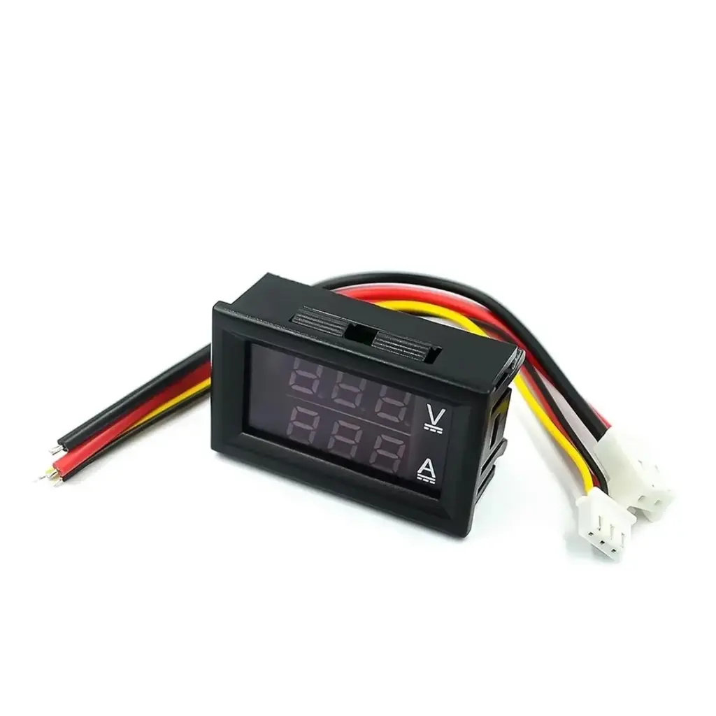 DSN-VC288 DC 100V 10A Digital Voltmeter and Ammeter, Red & Blue Display