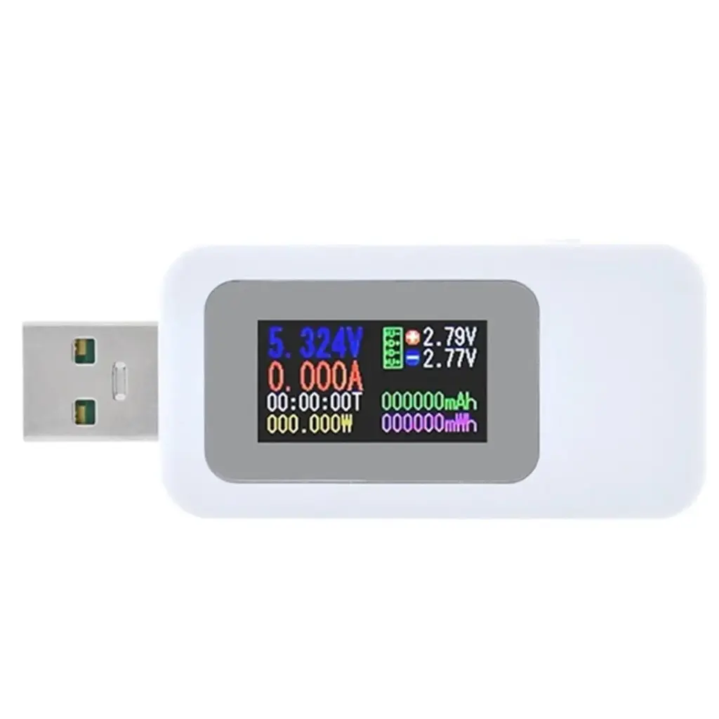 Testeur USB 10 en 1, voltmètre numérique DC, ampèremètre