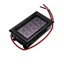 Voltmètre AC 220V, Plage 70-500V, Compteur de tension à affichage numérique LED