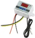 XH-W3001 DC 110V–220V 1500W 10A Digital Microcomputer Temperature Controller with Digital Display, Thermostat Switch, and NTC Sensor