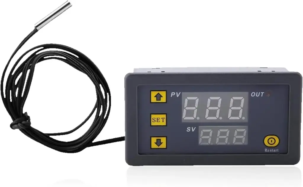 W3230 DC 12V 20A Digital Temperature Controller, LCD Digital Thermostat