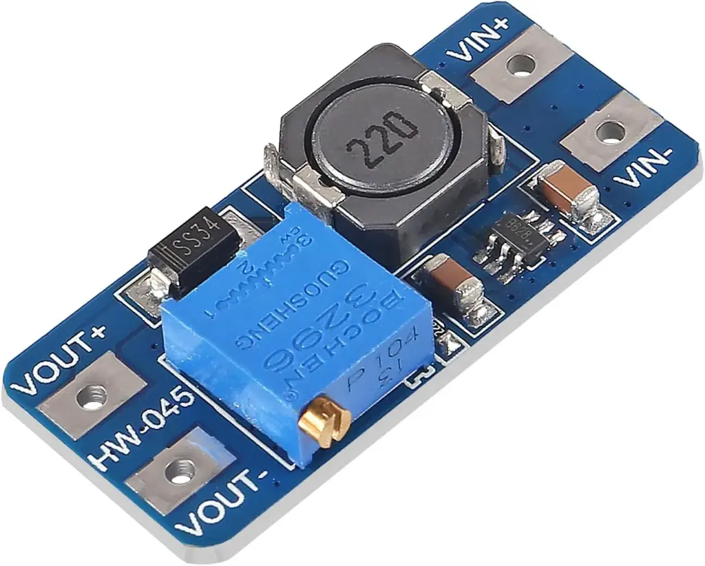 MT3608, 2V-24V vers 5V-28V, Convertisseur Boost DC-DC 2A, Module d’Augmentation de Tension Réglable, Carte Régulatrice de Tension