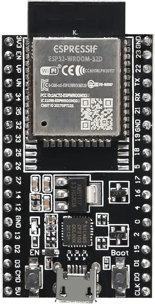 ESP32-DevKitC core Board ESP32 Development Board ESP32-32D WiFi+Bluetooth Compatible IoT NodeMCU-32 with 38Pins