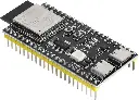 Carte de développement ESP32-S3 DevKitC-1 – Microcontrôleur double cœur avec Wi-Fi et Bluetooth LE – Module MCU ESP32-S3-WROOM-1 – Double interface USB Type-C