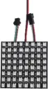  WS2812B, matrice LED 8×8 64 pixels, fils en alliage ECO, RVB 5050 SMD individuellement adressable, FPCB flexible polychrome