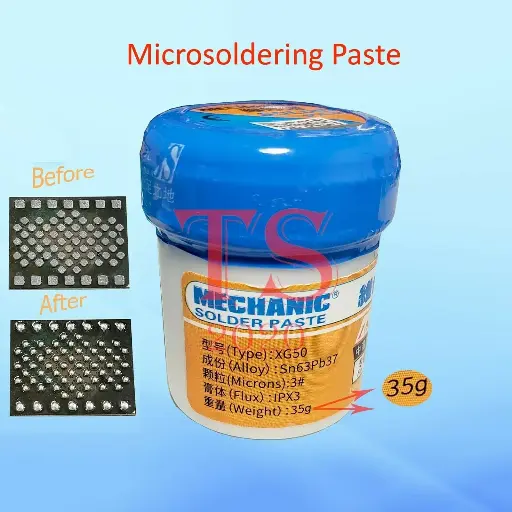 MECHANIC Lead-free Low Temperature SMT Melt Melting Point 183C Solder Paste 35g