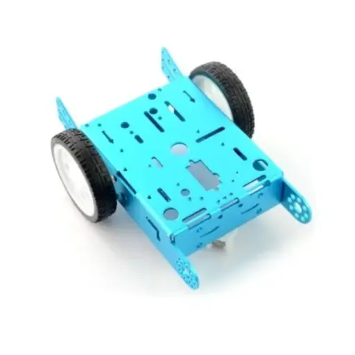 Blue 2WD Aluminum Smart Robot Car Chassis Kit DIY 