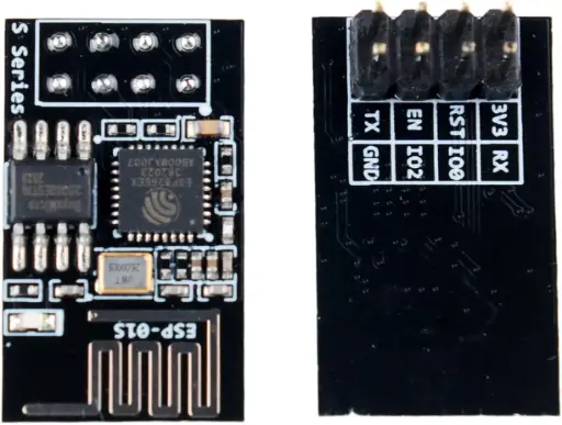 Module émetteur‑récepteur série WiFi ESP8266 ESP‑01S avec mémoire Flash de 4 Mo
