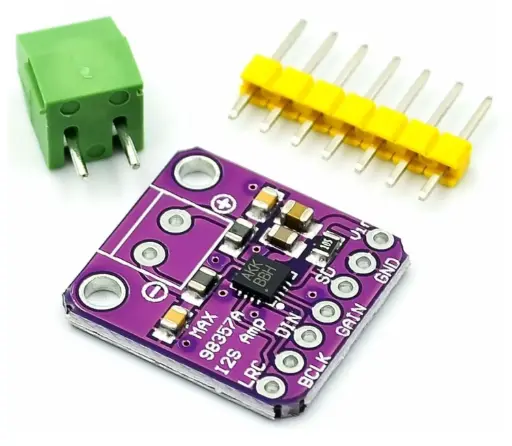 MAX98357 I2S Amplifier Module Audio Unfiltered Class D Amplifier Compatible with for Arduino Raspberry Pi ESP32 STM