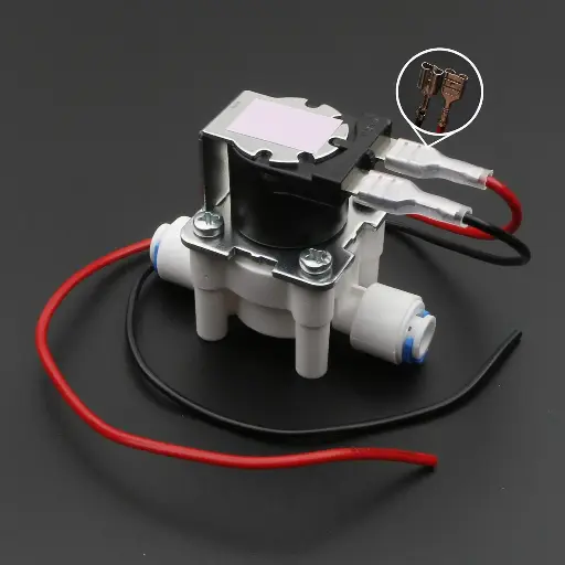 Électrovanne de rejet 300 cc (Normalement Fermée) avec câble