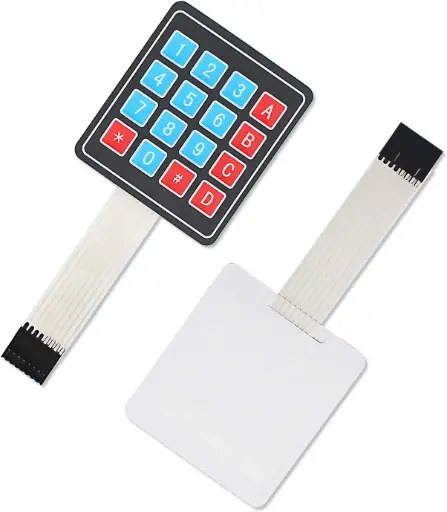 4x4 Keypad 16 Key Matrix Array Membrane Switch Keypad Keyboard for Microcontroller 
