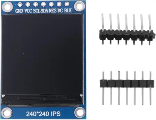 1,3" Ic 240 x 240 Spi Communication 3,3 V Tension Spi Interface Full Color Tft Écran LCD