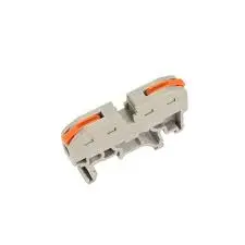 0.2-mm² Wire 250V/600V Screwless Connectors for DIN Rail