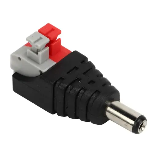 Male DC power connector 5.5 x 2.1mm 