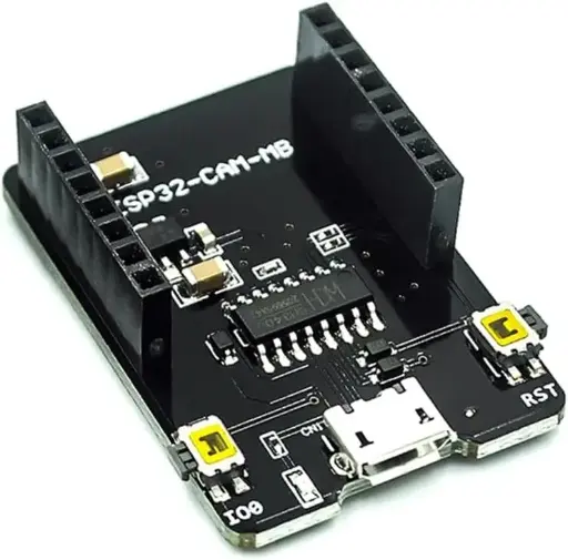ESP32-CAM Development Shield Board – Ideal for IoT Projects, with ESP32-CAM Base Board