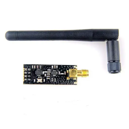 Module Émetteur-Récepteur Sans Fil NRF24L01+PA+LNA avec Antenne SMA – Transceiver RF Compatible Arduino