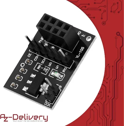  NRF24L01 Adapter for the NRF24L01 RF Wireless Transceiver Module 2.4 GHz 3.3 V with 8 Pins