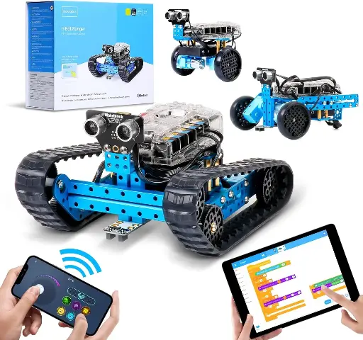 Makeblock mBot Ranger Programmable Robot Kit, Advanced Coding Learning Robotic Toys, STEM Educational Toys, 3 Preset Forms, DIY Building, Bluetooth