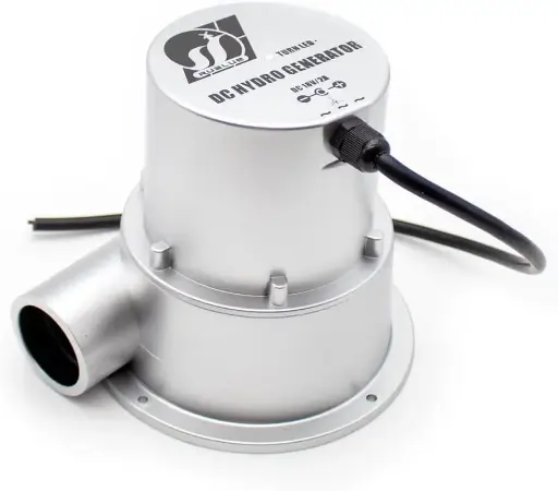 Mini Hydroelectric Generator, Water Flow Turbine Type Outdoor Small DIY Hydro Generator System with DC Brushless Motor 18V /50W (50, watts) 