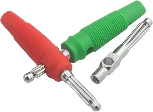 4mm  Connecteur de fiche banane  sans soudure pour équipement électronique