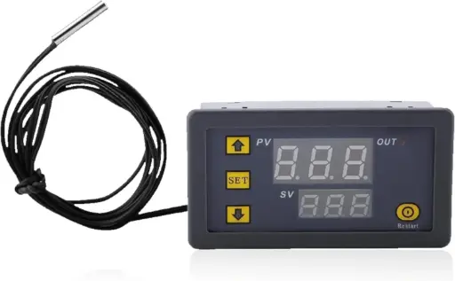 W3230 DC 12V 20A Digital Temperature Controller, LCD Digital Thermostat