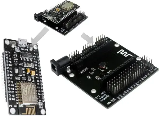 NodeMcu V3 WiFi  ESP8266 Development Board + Base Board 
