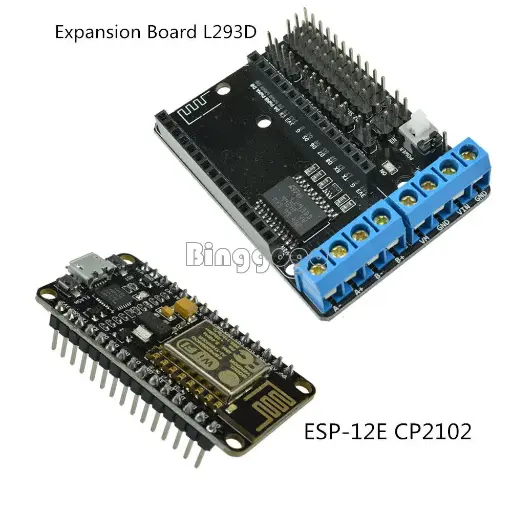 Carte de développement ESP8266 CP2102 et Shield moteur L293D ESP-12E WiFi pour NodeMCU Lua