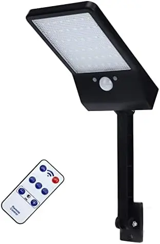  Wall-Mounted Solar Lamp 800 lm – Maximum Security with Motion Sensor & 48 High-Brightness LEDs