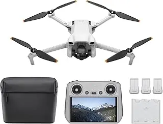DJI Mini 2 – Drone quadricoptère avec 3 télécommande et pliable avec nacelle 3 axes, caméra 4K, photos 12MP, 31min de vol, transmission vidéo HD OcuSync 2.0,