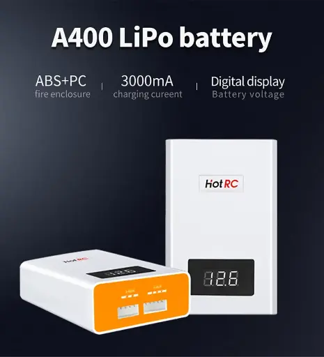 A400 Digital 3S 4S 3000mah RC Lipo Battery Balance Charger with LED Screen Fast Charge Discharger for RC Quadcopter