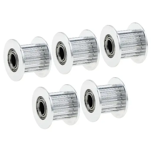 Poulie de renvoi pour courroie de distribution GT2, 20 dents, alésage de 6 mm, 5 mm, 4 mm, 3 mm, compatible avec courroie de 10 mm et 6 mm de largeur, pour imprimante 3D