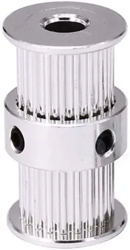 GT2 20T Double Layer Timing Pulley 4, 5, 6, 8mm Bore 10mm 9mm Belt Width For 3D Printer DIY 