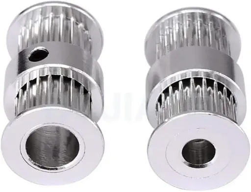 GT2 20T Double Layer Timing Pulley 5, 8mm Bore 9mm Belt Width For 3D Printer DIY (8mm bore) 