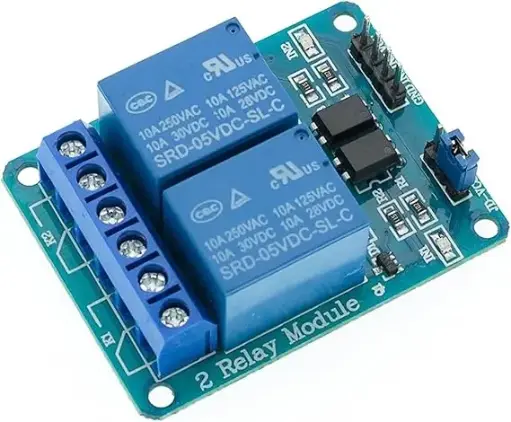 5V 230V Module relais 2CH DC