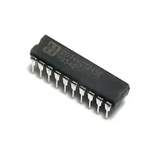 74HCT245 (MC74HC245, CD74HC245E),  CMOS Octal Transceiver DIP-20 IC