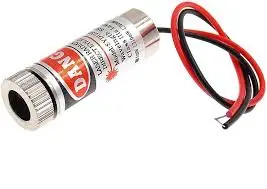 Module laser à point rouge DC 5V 5mW 12mm de diamètre 650nm, laser réglable